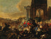 De Poolse koning Jan Sobieski bij de Slag bij Wenen - Johann Heinrich Roos — weergave van het kunstwerk