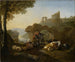Rust van herders - Johann Heinrich Roos — weergave van het kunstwerk