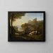 Rust van herders - Johann Heinrich Roos — ingelijst kunstwerk aan de muur
