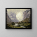 De Lauterbrunnental - Johann Heinrich Schilbach — ingelijst kunstwerk aan de muur