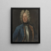 portret van Olof Strömstierna - Johann Heinrich Wedekind — ingelijst kunstwerk aan de muur