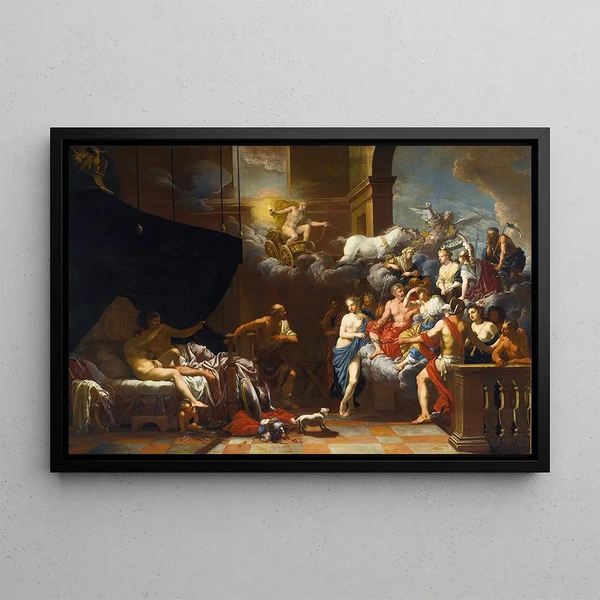 Johann Heiss - Vulcan Surprising Venus and Mars in Bed Before An Assembly of The Gods.webp