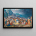 De Israëlieten na de doortocht door de Rode Zee - Johann Jacob Besserer — ingelijst kunstwerk aan de muur