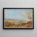 Abbey of Gottstatt view from southwest - Johann Jakob Biedermann — framed artwork on a wall