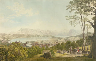 Johann Jakob Biedermann - Hirtenszene vor Luzern.webp