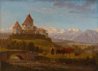 Kasteel Worb - Johann Jakob Biedermann — weergave van het kunstwerk