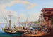 Uitzicht op de Bosporus - Johann Jakob Falkeisen — weergave van het kunstwerk