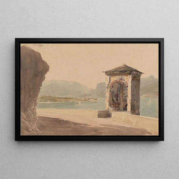 Johann Jakob Meyer - Cappella vicino Corenno Plinio.webp