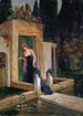Viviane au tombeau de Merlin - Johann Jakob Schneider — weergave van het kunstwerk