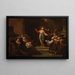 Christus die een kind uit de dood doet opstaan - Johann Josef Karl Henrici — ingelijst kunstwerk aan de muur