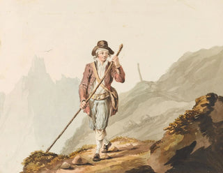 Johann Karl Mllener - Chasseur de Chamois aux Alpes.webp