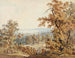 Scene herder in de omgeving van Lausanne - Johann Karl Müllner | Reproduction — weergave van het kunstwerk