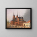 Kathedraal van Roskilde - Johann Karl Schultz — ingelijst kunstwerk aan de muur