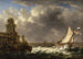 Rivage met ruwe wateren - Johann Kaspar Huber — weergave van het kunstwerk
