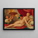 Danaé - Johann König — framed artwork on a wall