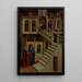 Presentatie van de Maagd Maria in de tempel altaarstuk van Marienfeld - Johann Koerbecke — ingelijst kunstwerk aan de muur