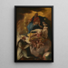 Saint Dominique recevant le Rosaire de Marie - Johann Konrad Wengner — ingelijst kunstwerk aan de muur