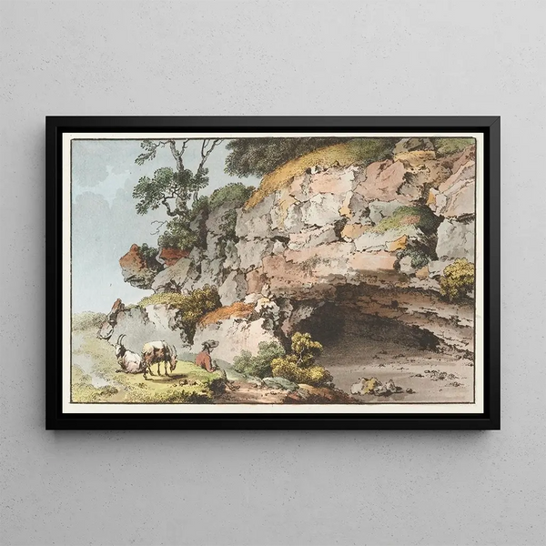 Johann Ludwig Aberli - Montcherand prs dOrbe.webp