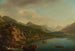 Vue du village et du lac de Brienz - Johann Ludwig Aberli — weergave van het kunstwerk