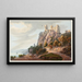 The Rheinstein Castle owned by H.R.H. Prince Friedrich of Prussia - Johann Ludwig Bleuler — framed artwork on a wall