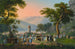 Village scene in Unterseen - Johann Ludwig Bleuler — artwork view