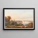 View of the city of Arnhem - Johann Ludwig Bleuler — framed artwork on a wall