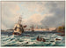 Uitzicht op de stad Rotterdam - Johann Ludwig Bleuler — weergave van het kunstwerk