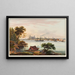 Vue de la ville de Spire, principale ville de la Bavière rhénane - Johann Ludwig Bleuler — framed artwork on a wall
