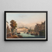 View of the Interior of the City of Leiden - Johann Ludwig Bleuler — framed artwork on a wall