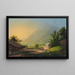 Wimmis sur la Kander près de Thoune - Johann Ludwig Bleuler — framed artwork on a wall