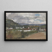 Landschap met rivier en brug - Johann Marx — ingelijst kunstwerk aan de muur