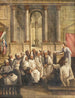 Jezus, op twaalfjarige leeftijd, in de tempel - Johann Matthias Wurzer — weergave van het kunstwerk