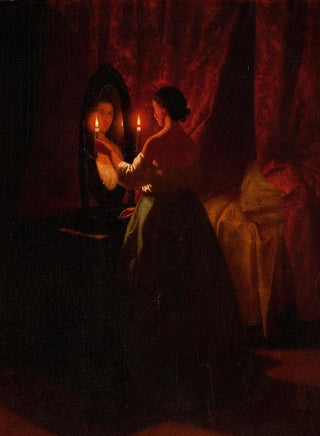 Johann Mongels Culverhouse - Woman at a Mirror.webp