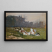 In the Meadow - Johann Nepomuk Geiger — framed artwork on a wall