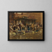 Markt scène op het heideveld - Johann Nepomuk Geiger — ingelijst kunstwerk aan de muur