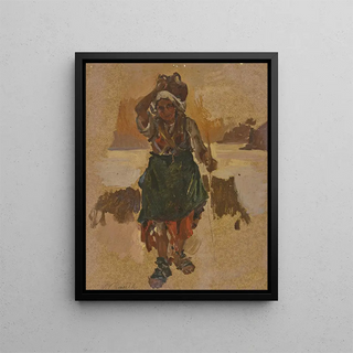Johann Nepomuk Rauch - Italienerin einen Krug auf den Schultern tragend.webp
