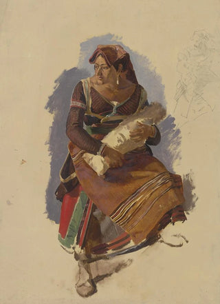 Johann Nepomuk Rauch - Italienerin mit einem Wickelkind in den Armen.webp