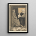 Bishop Servais with a woman and a child - Johann Nepomuk Strixner — framed artwork on a wall