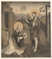 The Christ and Mary Magdalene in a walled garden - Johann Nepomuk Strixner — artwork view