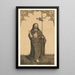 Christ with a Staff - Johann Nepomuk Strixner — framed artwork on a wall