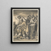 Martyre de saint Ewal - Johann Nepomuk Strixner — framed artwork on a wall
