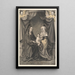 Marie et Anne avec l'Enfant Jésus - Johann Nepomuk Strixner — framed artwork on a wall