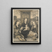Marie with the Child and Two Holy Women - Johann Nepomuk Strixner — framed artwork on a wall