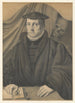 Portrait of a man with a skeleton behind him - Johann Nepomuk Strixner — artwork view