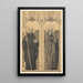 Saint Benoît et Philippe - Johann Nepomuk Strixner — framed artwork on a wall