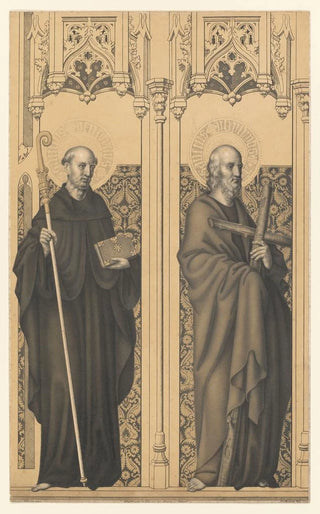 Johann Nepomuk Strixner - Saint Benedict and Philip.webp