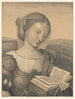 Sainte Catherine avec un livre - Johann Nepomuk Strixner — artwork view