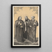 Saint Jean Matthieu et Pierre - Johann Nepomuk Strixner — framed artwork on a wall