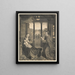 Saint Luke drawing Mary with the Child - Johann Nepomuk Strixner — framed artwork on a wall