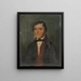 portret van Jakob Whrle, officiële actuaris van Hornberg - Johann Nepomuk Ummenhofer — ingelijst kunstwerk aan de muur